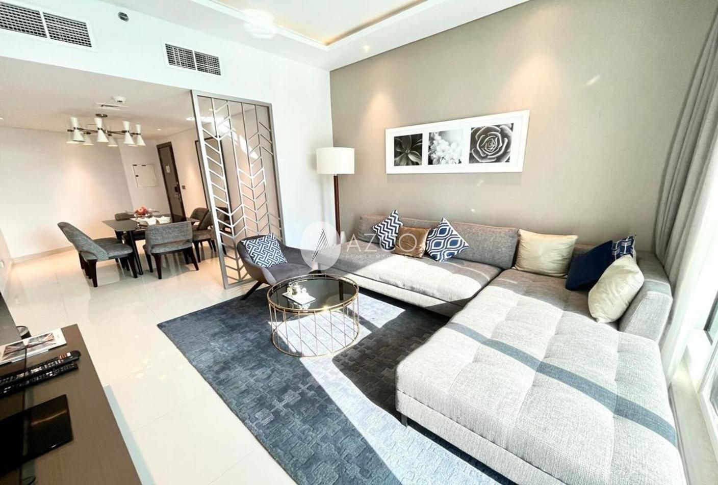 High Floor | Furnished | Pool and Canal View