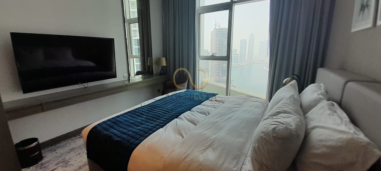 Investment |  Amazing Furnished Studio | Canal  Pool view | High Floor |  Great Location | Rented
