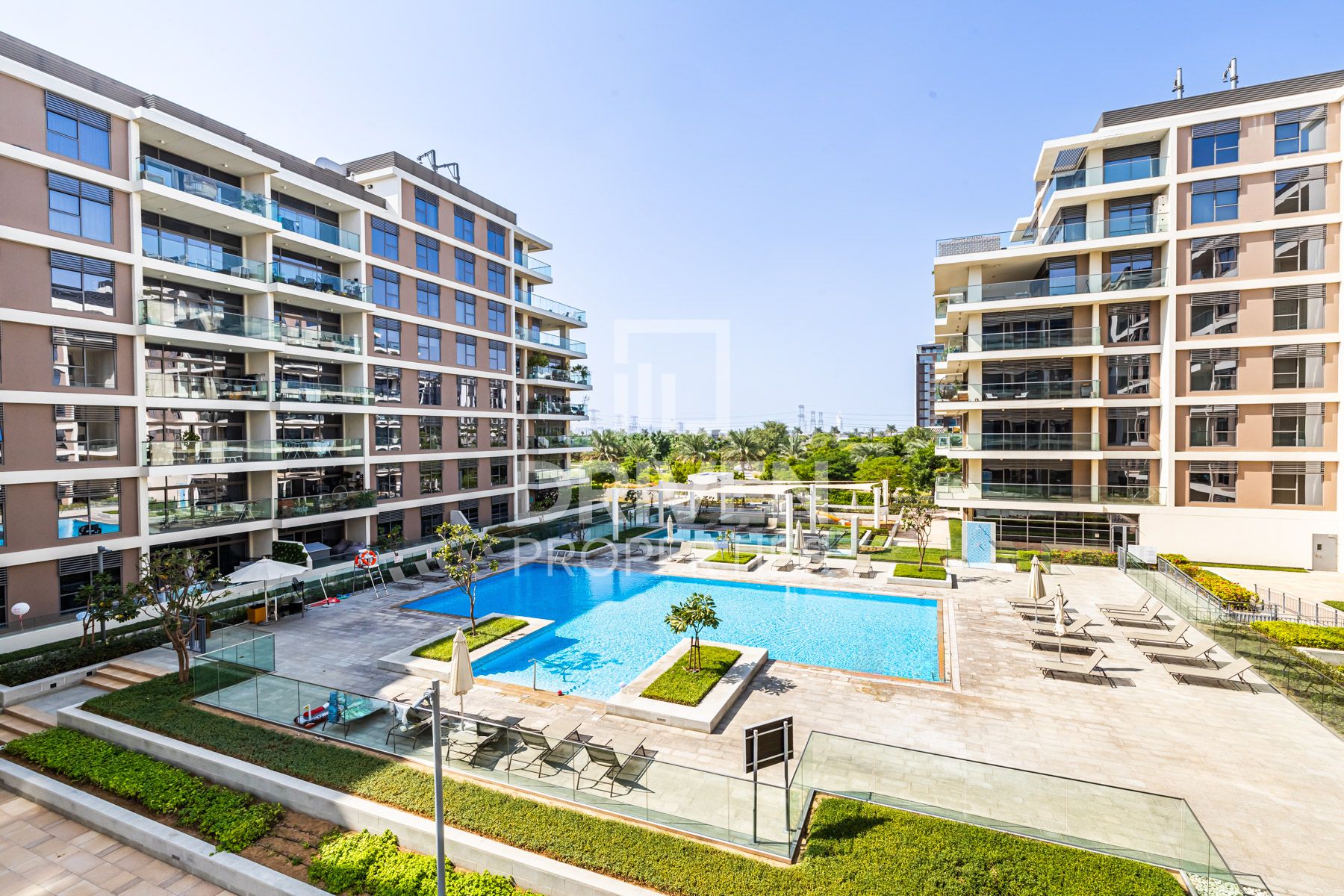 Vacant Apt with Full Park and Pool Views