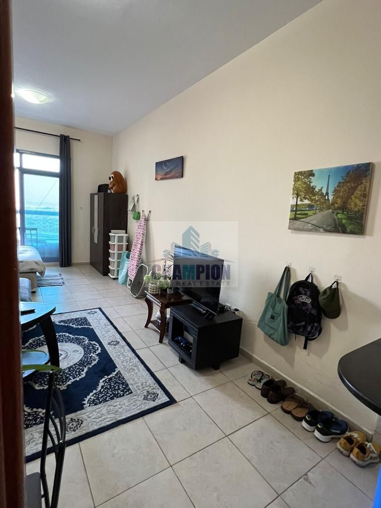 Vacant Chiller Free Open View Studio with Balcony Kitchen Only in 340k