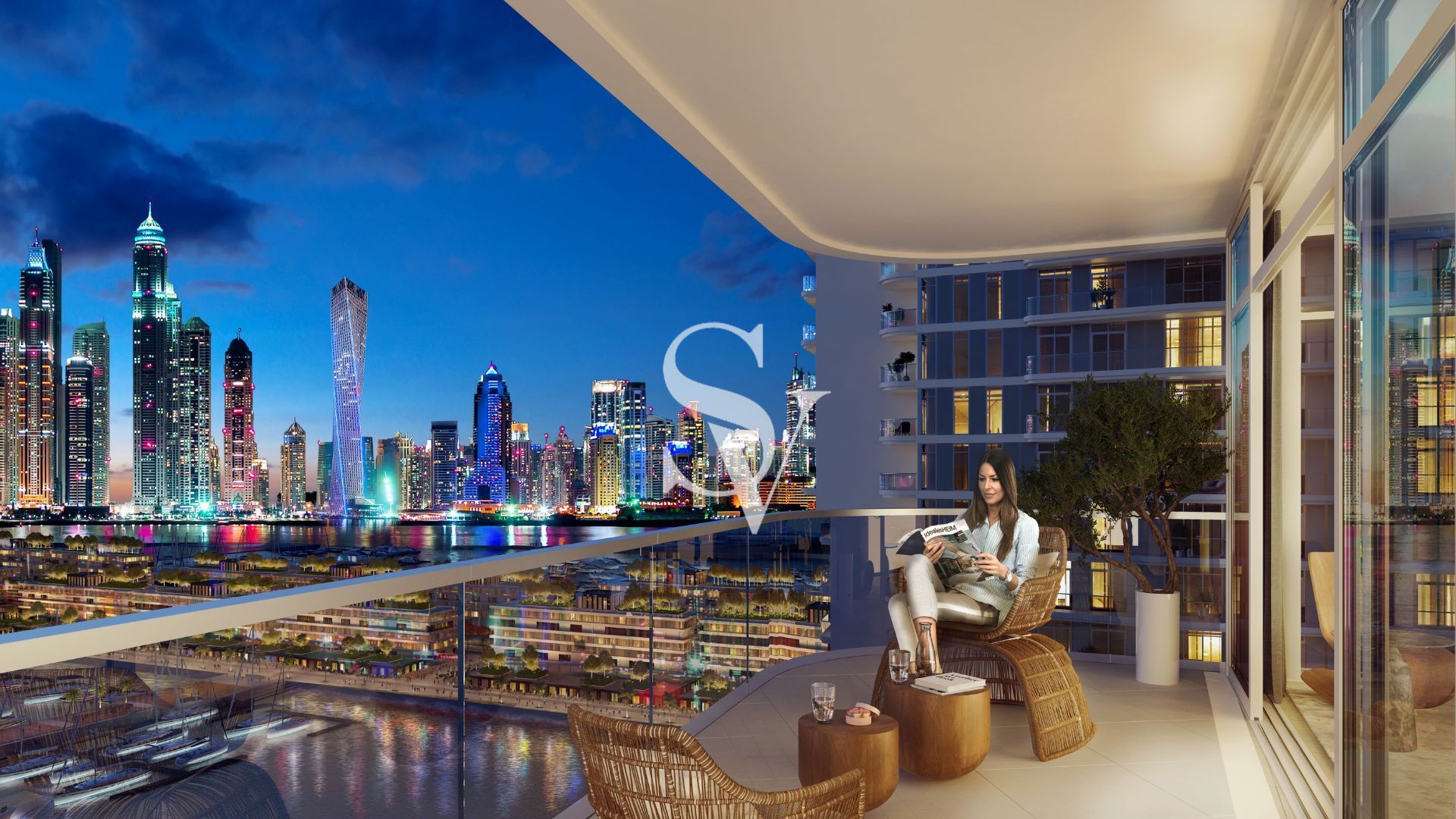 RESALE  |  HIGH FLOOR I 1BR  WITH PALM VIEW