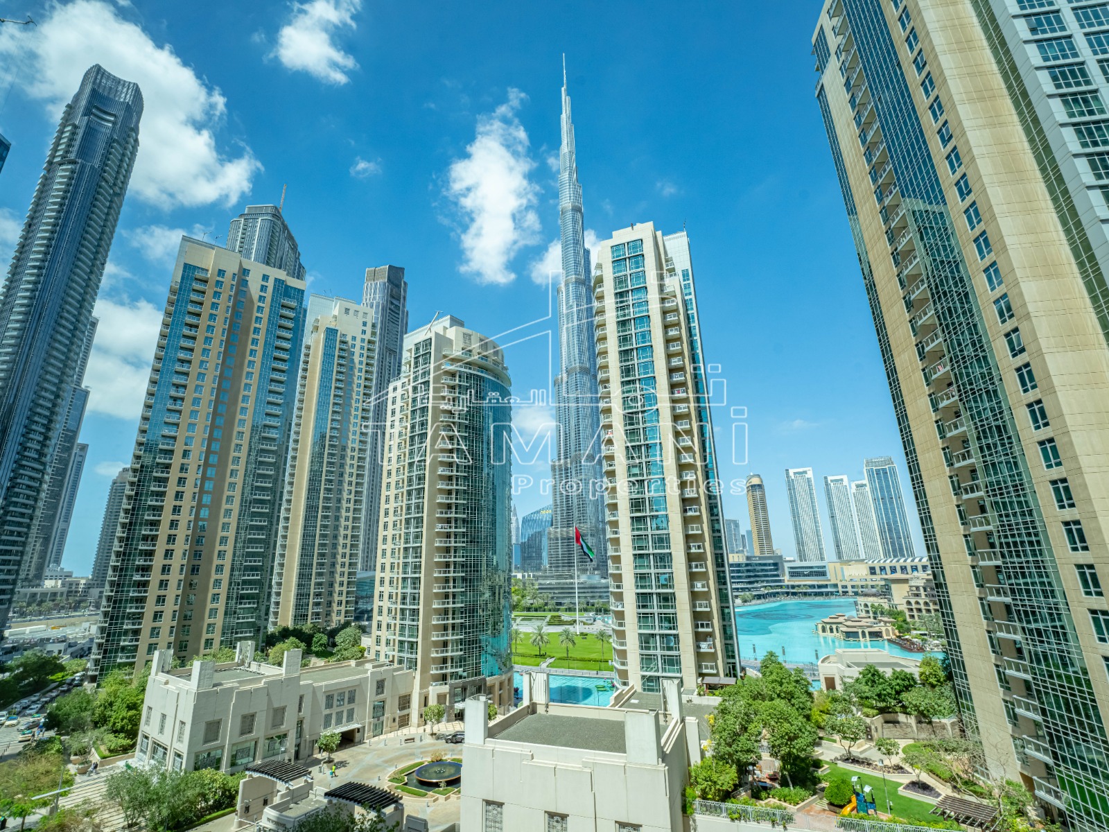 Fully Furnished 2BR With Full Burj Khalifa View